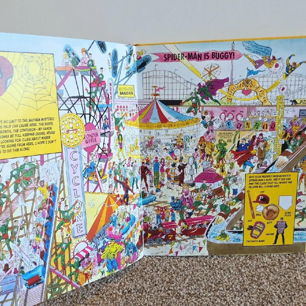 Marvel Spider-Man Look and Find Adventure Books - Hardcover